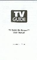 TVGuideManual,Operating Manual,MANUALS remote control manual